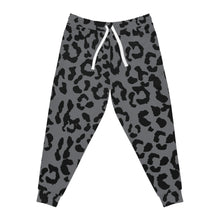 Load image into Gallery viewer, Athletic Joggers (AOP) - Leopard Camouflage - Battleship Color