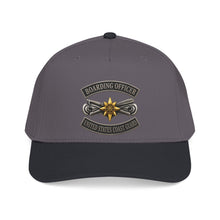 Load image into Gallery viewer, Mid Profile Baseball Cap - USCG - Boarding Officer w txt - 3D - Enhanced