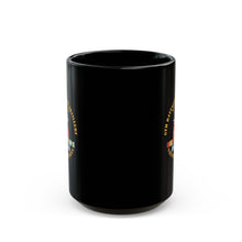 Load image into Gallery viewer, Black Mug (11oz, 15oz) - 6th Battalion, 14th Artillery Regiment - DUI - Warbonnets - VN SVC BAR - Top X 300