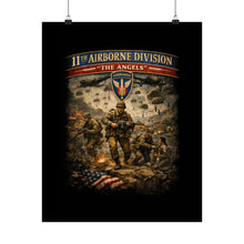 Load image into Gallery viewer, Matte Poster - 11th Airborne Division - The Angels