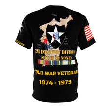 Load image into Gallery viewer, All Over Printing (AOP) - Army - 2nd Medical Battalion - 2nd Infantry Div - SSI wo DUI - Camp Casey Korea - Tong Du Chon - 1974 - 1975