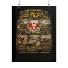 Load image into Gallery viewer, Rolled Posters - 169th Engineer Battalion - 1965 - 1971