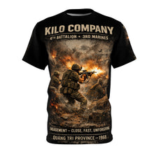 Load image into Gallery viewer, Marine Tribute Tee — "Surviving the Fire Fight" (Kilo Co., 4/3)
