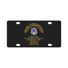 Load image into Gallery viewer, Army - 3rd Bn 126th Infantry Detroit City MI - Arson - Sniper 1966 - 1967 - Civil Disorder Classic License Plate