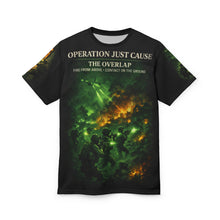 Load image into Gallery viewer, Operation Just Cause Veterans Tribute Tee — "Fire From Above" Ground Attack Commandancia