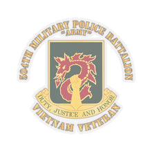 Load image into Gallery viewer, Kiss-Cut Stickers - DUI - 504th Military Police Battalion wo SVC Ribbon X 300