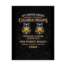Load image into Gallery viewer, Matte Poster - 5th USCT at New Market Heights - Shirt - Back