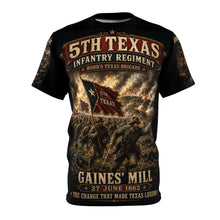 Load image into Gallery viewer, 5th Texas Infantry 'The Bloody Fifth' Tribute Tee — Gaines' Mill 27 June 1862