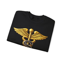 Load image into Gallery viewer, Crewneck Sweatshirt - Army Medical Specialist Corps Branch Insignia - 3D - Enhanced