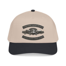 Load image into Gallery viewer, Mid Profile Baseball Cap - USCG - Expeditionary Warfare Specialist w txt - 3D - Enhanced