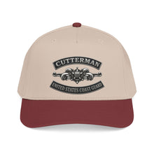 Load image into Gallery viewer, Mid Profile Baseball Cap - USCG - Cutterman - Enlisted w txt - 3D - Enhanced