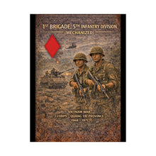 Load image into Gallery viewer, Matte Poster - 5th Infantry Division - Vietnam War 1st Brigade in Quang Tri