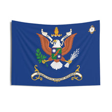 Load image into Gallery viewer, Indoor Wall Tapestries - 1st Battalion, 75th Infantry Regiment - "Sua Sponte" - Regimental Colors Tapestry