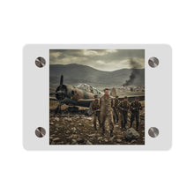 Load image into Gallery viewer, Acrylic Wall Art Panel - U.S. Air Force officer - Captured, KIA, Communist Guerrillas - AT-6 Shotdown - Cold War