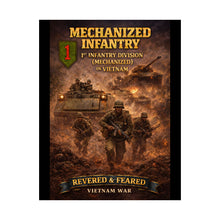 Load image into Gallery viewer, Matte Poster - 1st Infantry Division in Vietnam - Mechanized