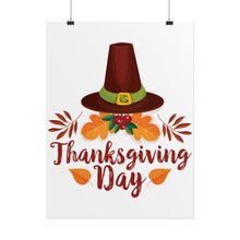 Load image into Gallery viewer, Rolled Poster - Thanksgiving Day - Happy Thanksgiving Day