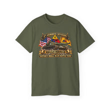 Load image into Gallery viewer, Unisex Ultra Cotton Tee - 4th Armored Division - PATTON'S M60A1 Main Battle Tank - Breakthrough Division