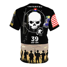 Load image into Gallery viewer, AOP - Army - 3rd Battalion, 39th Infantry Regiment with Unit Crest and M16 Rifle and Infantry Platoon