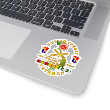 Load image into Gallery viewer, Kiss-Cut Stickers - Army - Vietnam Combat Vet - 8th Bn 4th Artillery - I Field Force