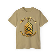 Load image into Gallery viewer, Unisex Ultra Cotton Tee - Army - First Sergeant - 1SG