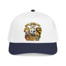 Load image into Gallery viewer, Mid Profile Baseball Cap - Army - 8th Cavalry (Air Cav) - 1st Cav Division w VN SVC - 3D - Enhanced