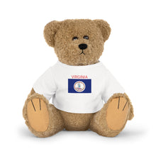 Load image into Gallery viewer, Plush Toy with T-Shirt - Virginia Baby with Virginia Flag