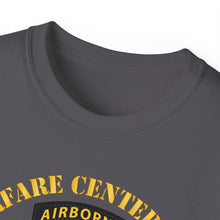 Load image into Gallery viewer, Unisex Ultra Cotton Tee - JFK Special Warfare Center - School SSI w Branch - Veteran wo Backgrnd