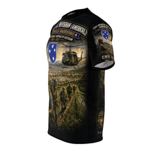 Load image into Gallery viewer, 23rd Infantry Division (Americal) Vietnam - Tribute Tee — "Jungle Warriors" - ChuLai Basecamp