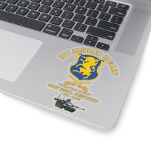 Load image into Gallery viewer, Kiss-Cut Stickers - Army - 6th ACR w Cav Br Ft Knox Kentucky - 1981-1985 w M1 Green X 300