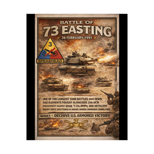 Load image into Gallery viewer, Matte Poster - Battle of 73 Easting - 3rd Armored Division