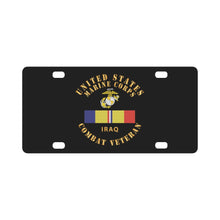 Load image into Gallery viewer, USMC - CAR - Combat Veteran - Iraq X 300 Classic License Plate