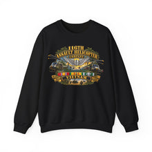 Load image into Gallery viewer, Crewneck Sweatshirt - Army - 116th Assault Helicopter Co w Aviator Badge w VN SVC - HORNETS - 3D - Enhanced