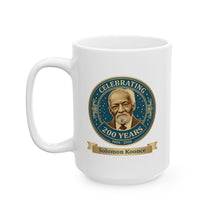 Load image into Gallery viewer, White Ceramic Mug — Solomon Koonce (11oz/15oz)