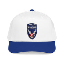 Load image into Gallery viewer, Mid Profile Baseball Cap - 11th Airborne Division w Arctic Tab wo txt - 3D - Enhanced