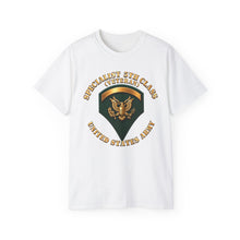 Load image into Gallery viewer, Unisex Ultra Cotton Tee - Army - Specialist 5th Class - SP5 - Veteran - 3D X 300