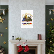Load image into Gallery viewer, Premium Matte vertical posters - Army - 761st Tank Battalion - Black Panthers - w Tank w SSI Wwii EU SVC