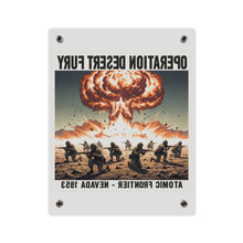 Load image into Gallery viewer, Acrylic Wall Art Panel - Atomic Testing in Nevada Desert Operation Fury