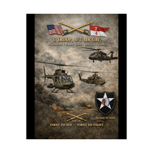 Load image into Gallery viewer, Matte Poster - Army - C Trop, 4th Squadron, 7th Cav - First to See, First to Fight