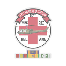 Load image into Gallery viewer, Army - Dust Off MedEvac Helicopter Kiss-Cut Sticker – 'The Original Dust Off' Medical Evac Patch