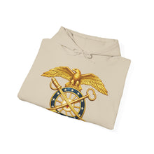 Load image into Gallery viewer, Hoodie – Quartermaster Corps Branch Insignia - 3D - Enhanced