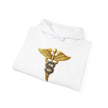 Load image into Gallery viewer, Hoodie – Army Medical Specialist Corps Branch Insignia - 3D - Enhanced
