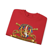 Load image into Gallery viewer, Crewneck Sweatshirt - Army - 7th Cavalry Regiment w Br - Ribbon - 3D - Enhanced
