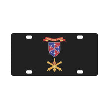 Load image into Gallery viewer, Army - 62nd Air Defense Artillery w Number Br - DUI - Ribbon X 300 Classic License Plate