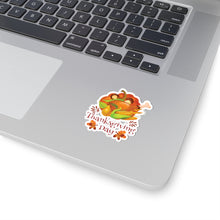Load image into Gallery viewer, Kiss-Cut Stickers - Thanksgiving Day - Turkey