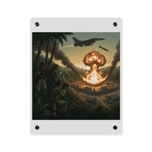 Load image into Gallery viewer, Acrylic Wall Art Panel - Jungle Drug Lab Destruction w Explosions
