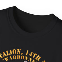 Load image into Gallery viewer, Unisex Ultra Cotton Tee - 6th Battalion, 14th Artillery Regiment - DUI - Warbonnets - VN SVC BAR - Top X 300