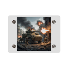 Load image into Gallery viewer, Acrylic Wall Art Panel - Marine LAV in support of the 2nd Battle of Fallujah