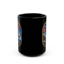 Load image into Gallery viewer, Black Mug (15oz) - USS Pueblo Attack-Defense Commemorative Patch
