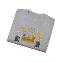 Load image into Gallery viewer, Unisex Ultra Cotton Tee - Classic - 11th Engineer Battalion - Camp Humphries 2nd Infantry Division - Korea