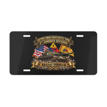 Load image into Gallery viewer, License Plate - 4th Armored Division Patton's M60A1 Main Battle Tank Breakthrough